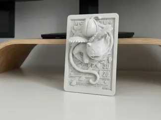3D Ivysaur card