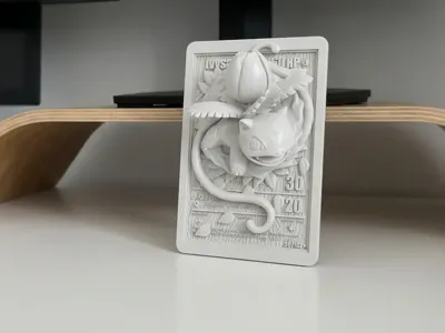 3D Ivysaur card