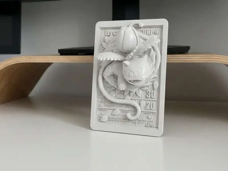3D Ivysaur card