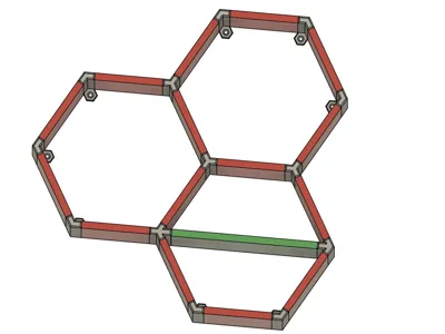 Hexagon Shelving Modular