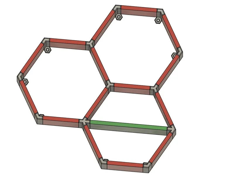 Hexagon Shelving Modular