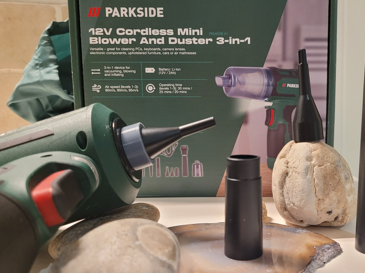 PARKSIDE CORDLESS MINI BLOWER AND DUSTER 3 in 1