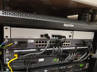Rack mount brackets for Huawei AR160 Series router