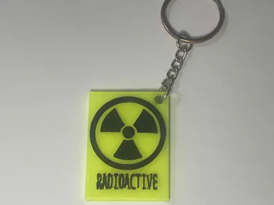 Radioactive Keychain