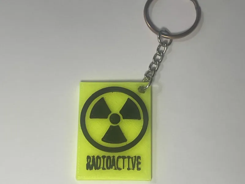 Radioactive Keychain