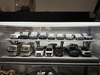 1/18模型展示盒1/64小车双层展示架
