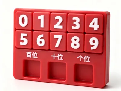 Math Digit Reader for Early Learning: Ones, Tens, Hundreds Place Value Counter