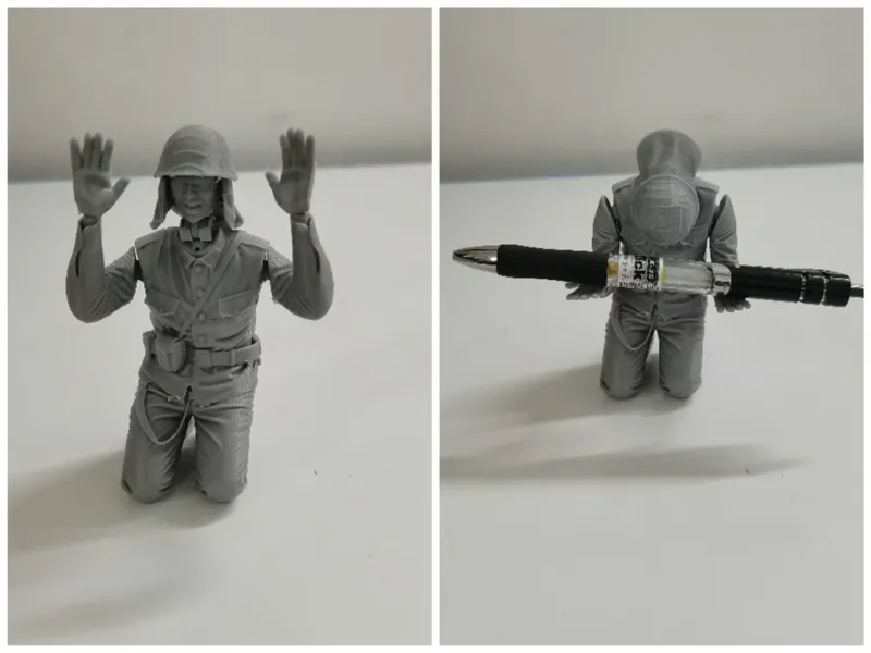 我滴投降！八嘎笔架。