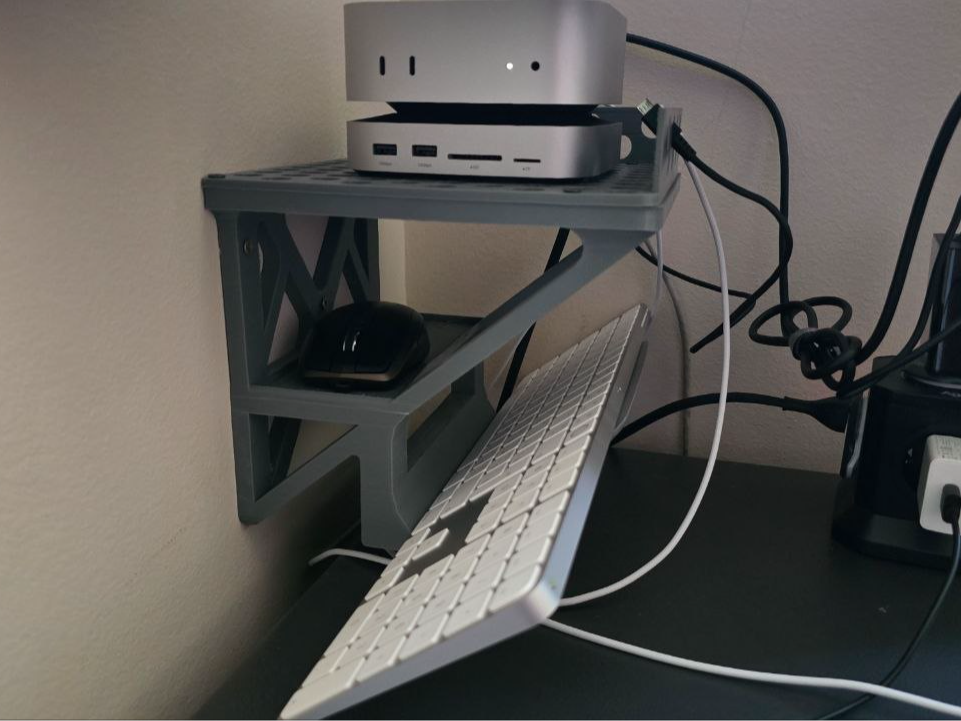 For mac mini m4 / подставка для мак мини на стену