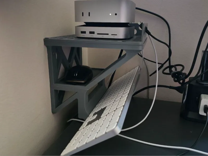 For mac mini m4 / подставка для мак мини на стену