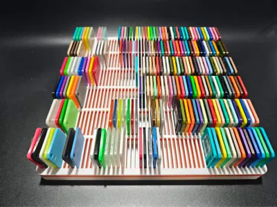300-piece ultra-large capacity color card storage, an essential model that meets 99% of users' color card storage needs