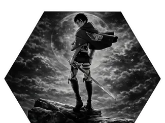 Plaque Murale 3D Eren Yeager