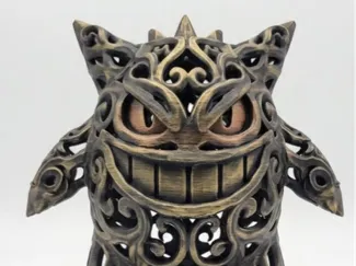 Gengar art sculpture