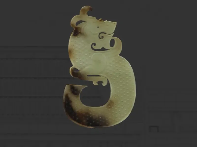 S形龙玉佩