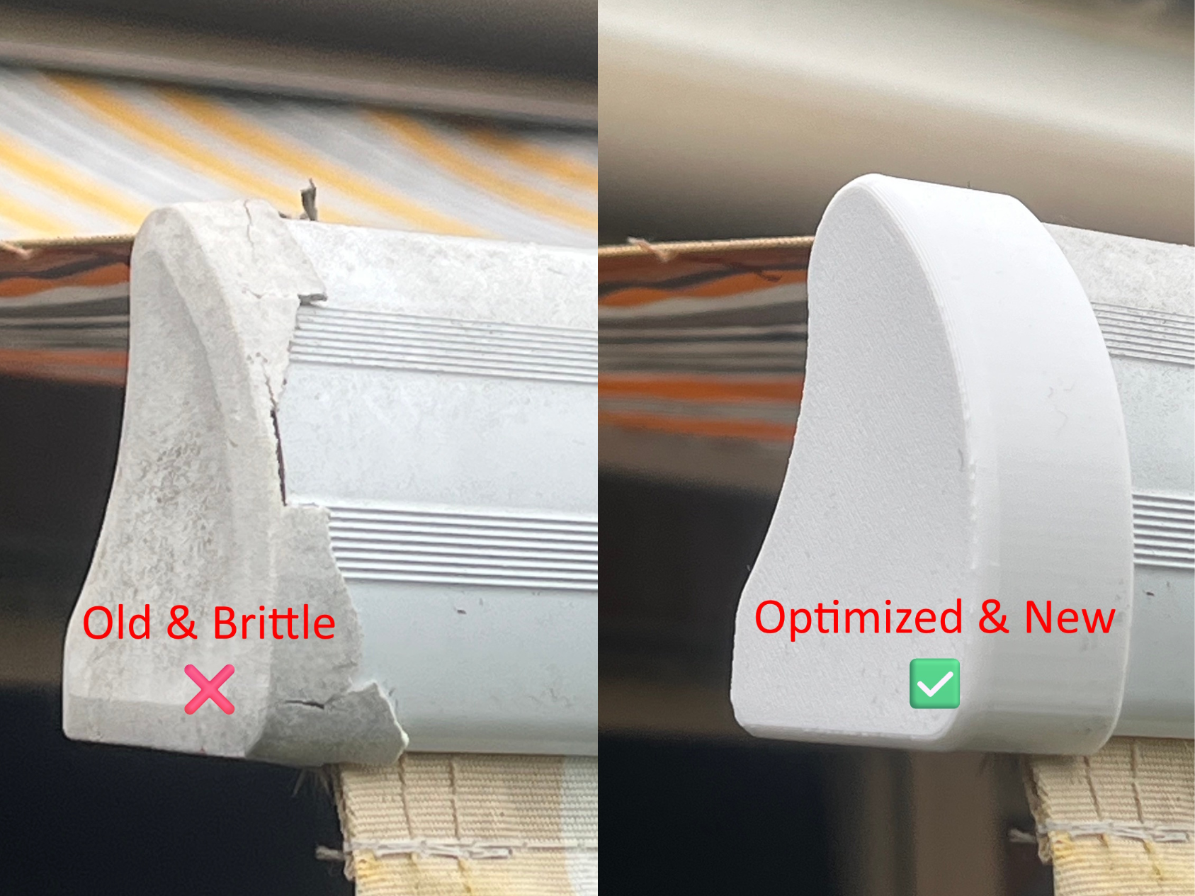 Perfect-Fit End Caps for Your Retractable Awning