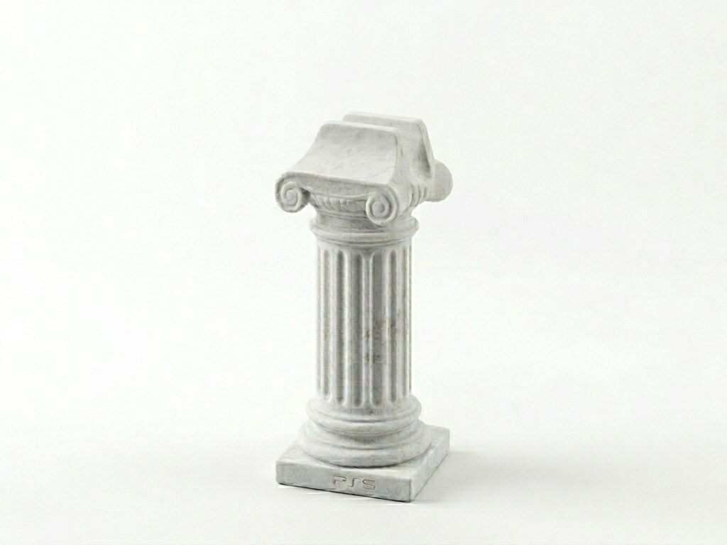 ancient ps5 throne, ionic column controller stand