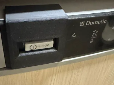Dometic camper fridge Ignition button protection