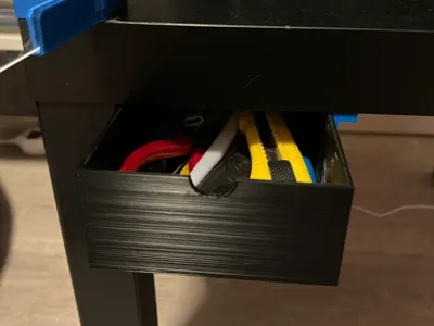 Ikea lack drawer for 3d printing accessories.