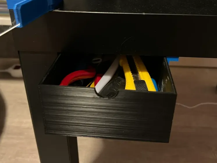 Ikea lack drawer for 3d printing accessories.