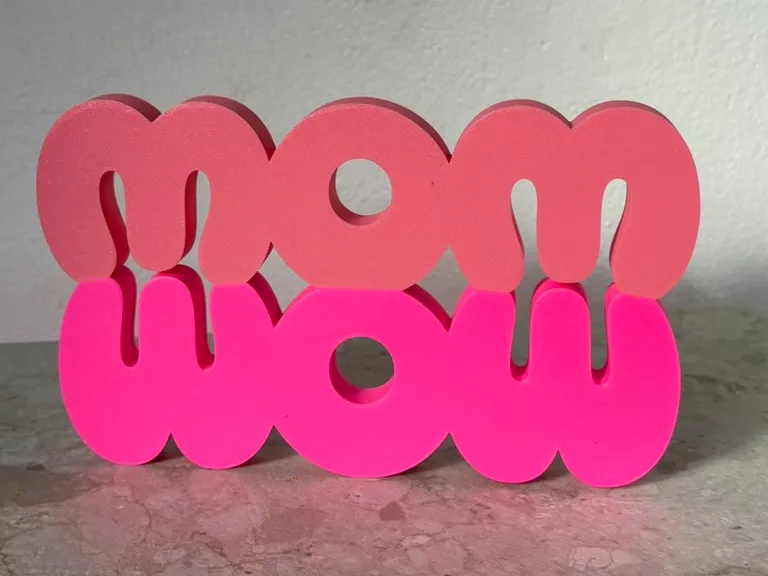 mom wow schriftzug |Mother's Day Sign|Muttertag