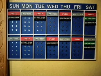 Parametric Chore Calendar/Chart