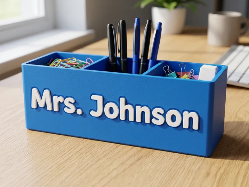 Custom Desk Caddy