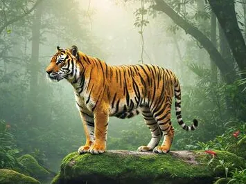 standing tiger