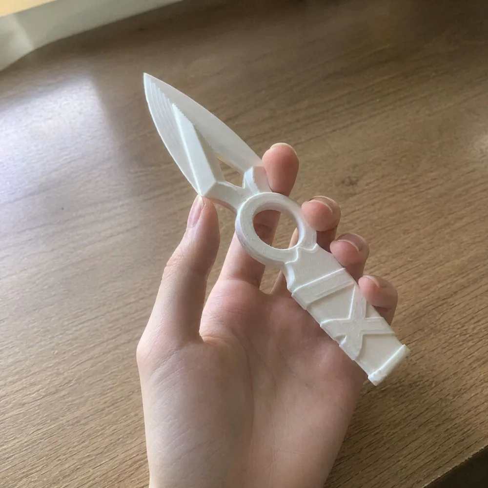 Valorant Jett Kunai (no supports) - Free 3D Print Model - MakerWorld