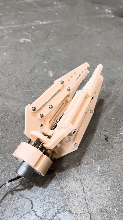 Mini griffe mécanique pour moteur DC