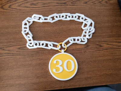 Birthday Chain 20, 30, 40, 50