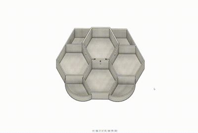 Slow-watering partitioned flower pot — no-hole bottom plate version. Water infiltrates from the center of each partition, preventing soil surface depressions.