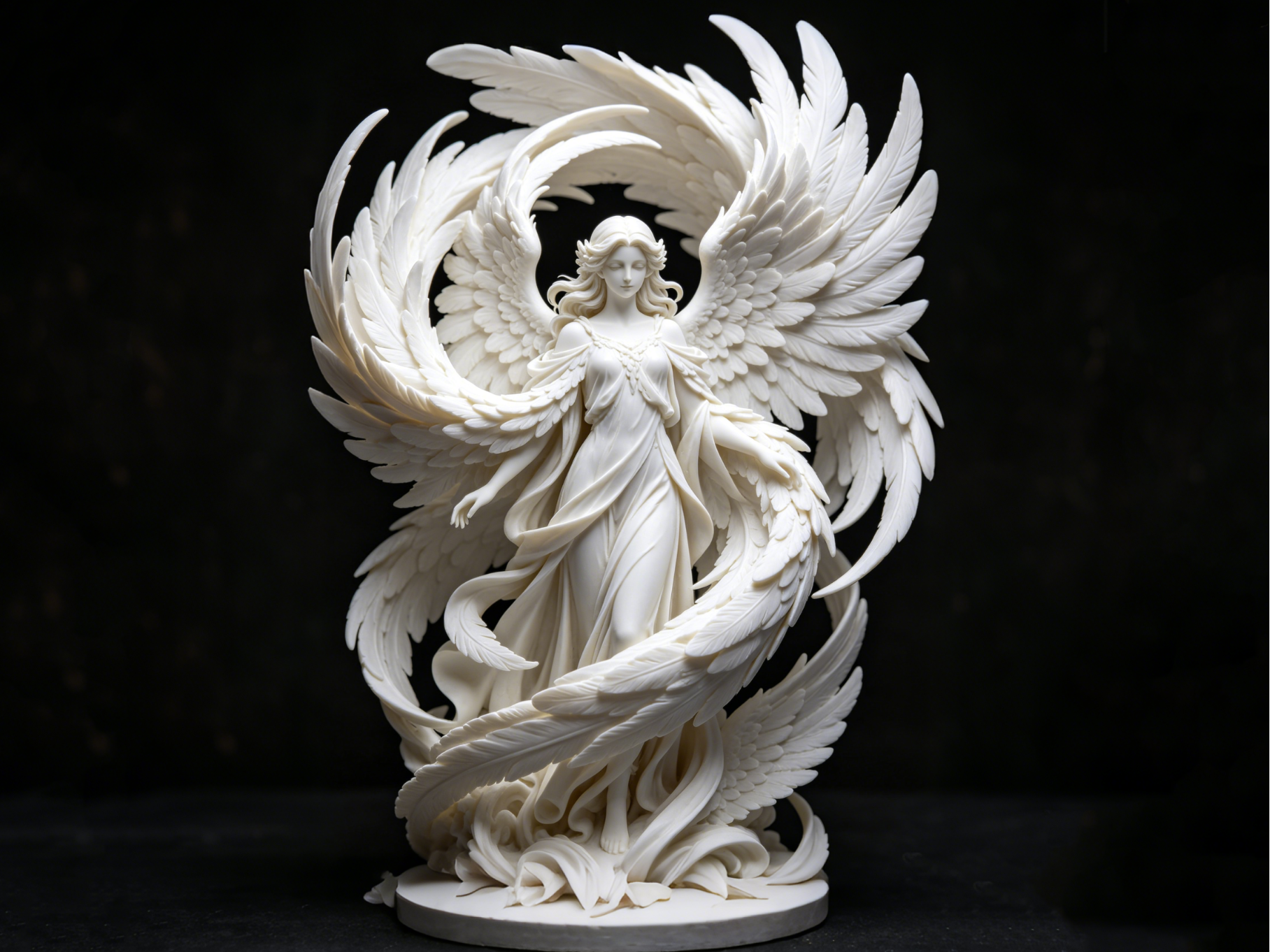 Chaotic Angel: Angel's Advent - Free 3D Print Model - MakerWorld