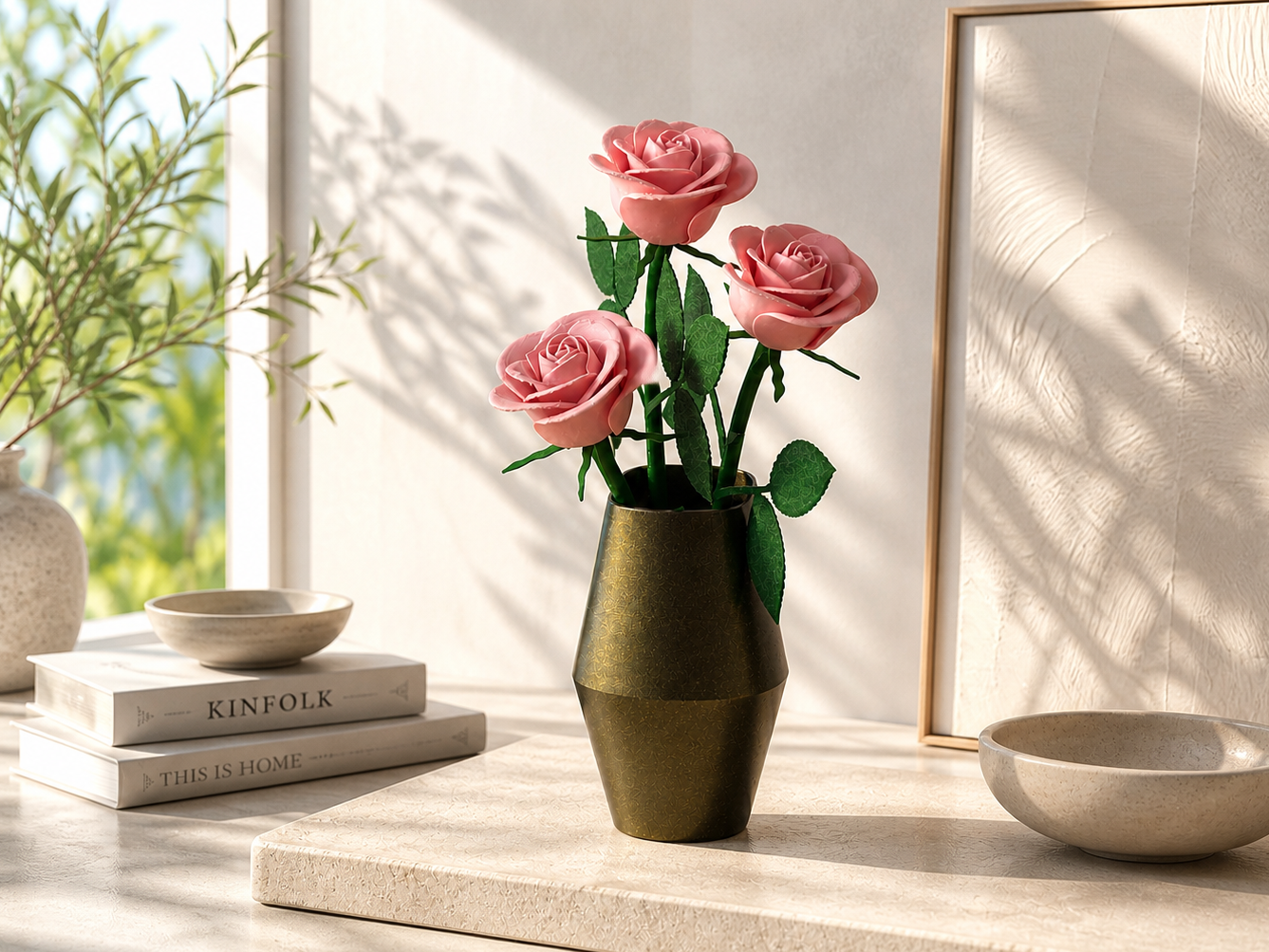 Decorative Symmetric Vase