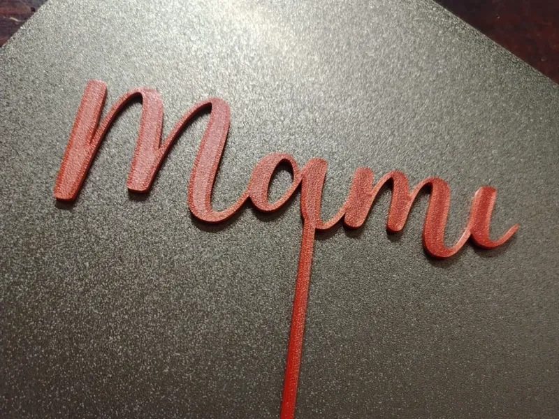 Cake Topper Mami