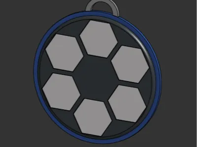 Soccer Ball Keychain