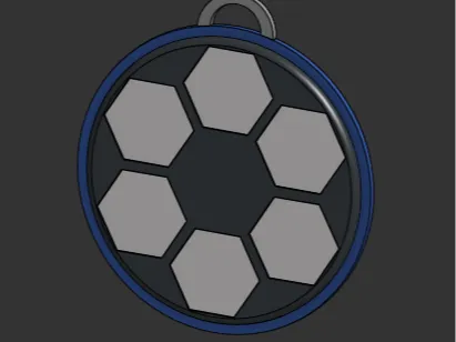 Soccer Ball Keychain
