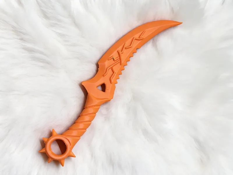 Patterned Cyberpunk Post-apocalyptic Arc Blade