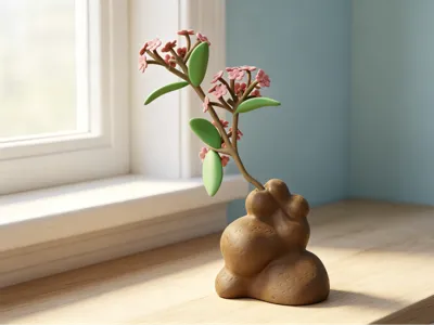 Winter Plum Bonsai Branch