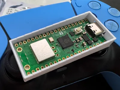 Raspberry Pi Pico 2W to PS5 (DualSense) Controller Receiver Case, for Maker Edition (Type-C Interface)