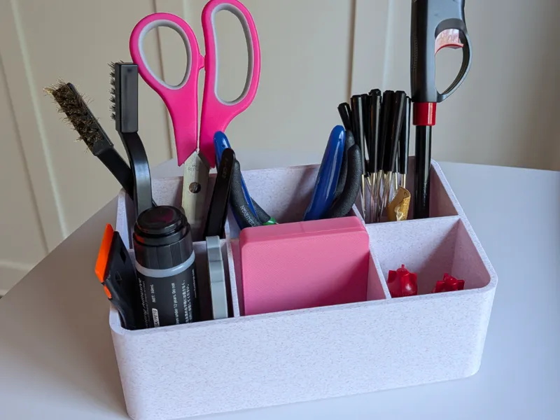 3D Printer Desk Organizer, Tool+Pen Remix