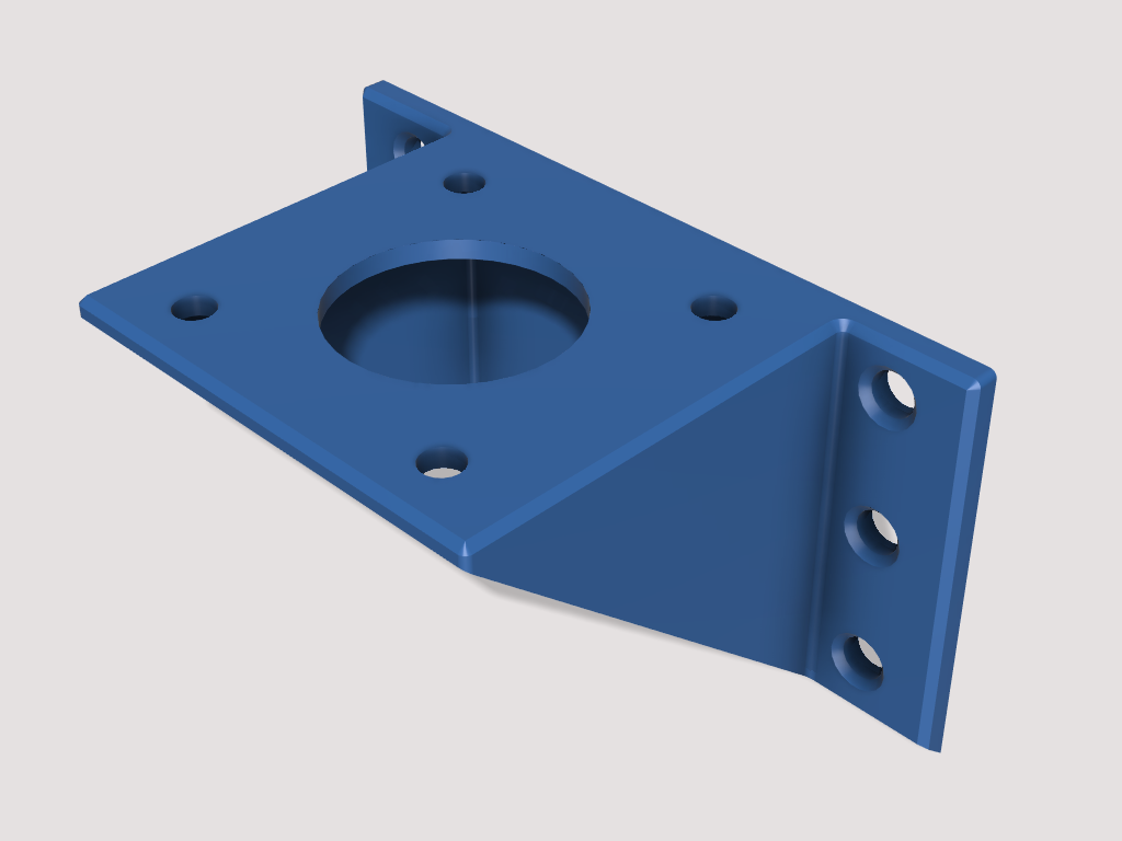 Reinforced NEMA 17 Motor Mount | 3D Print STL