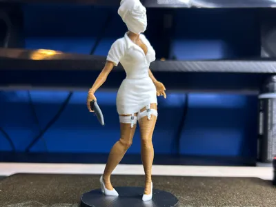 silent hill nurse with base plate
