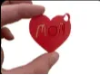 mothers day heart keychain