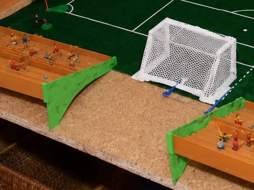 Open Stadium Side Panels for Tabletop Football
