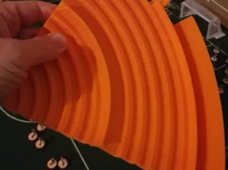 Curved Corner Stadium Stand for Tabletop Football