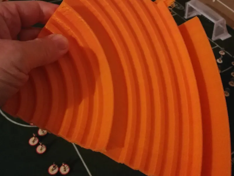 Curved Corner Stadium Stand for Tabletop Football