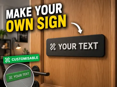 MAKE YOUR OWN COSTUM DOOR SING