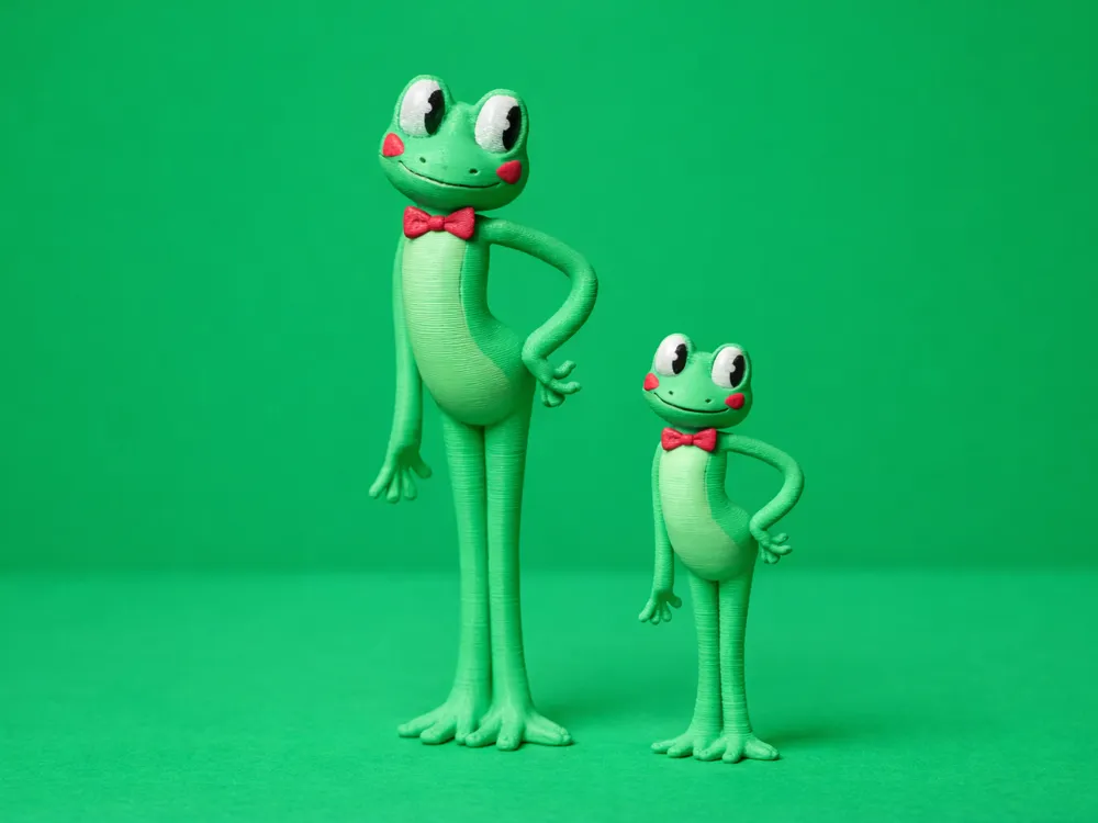 Ribbit & Abstracted Ribbit - Free 3D Print Model - MakerWorld