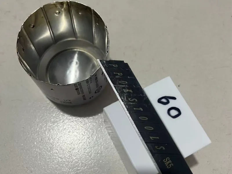 酒精炉易拉罐刀片切割定位器，三个尺寸  50 55 60 单位mm