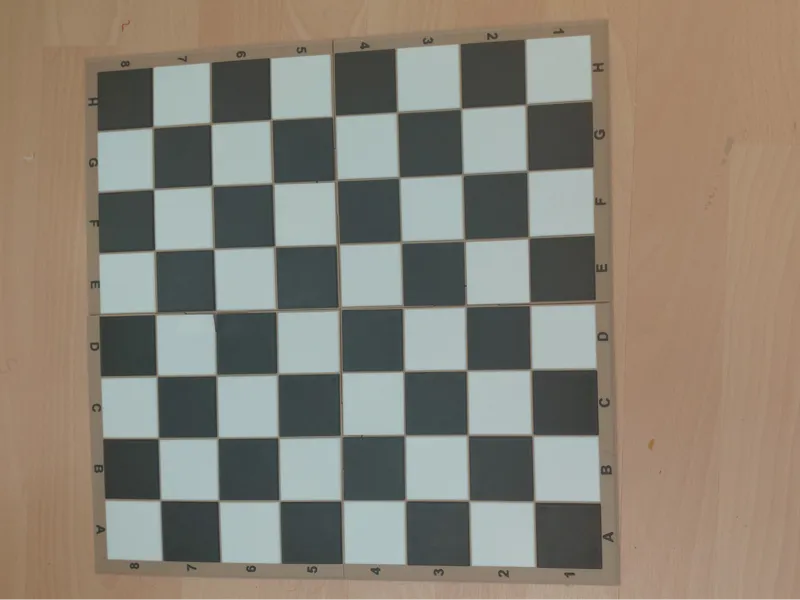 Modular Chess Board with Coordinates flat version